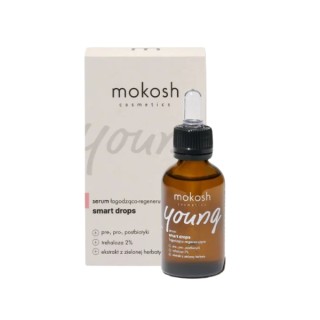 Mokosh Young Smart Drops Beruhigendes und Regenerierendes Gesichtsserum 30 ml