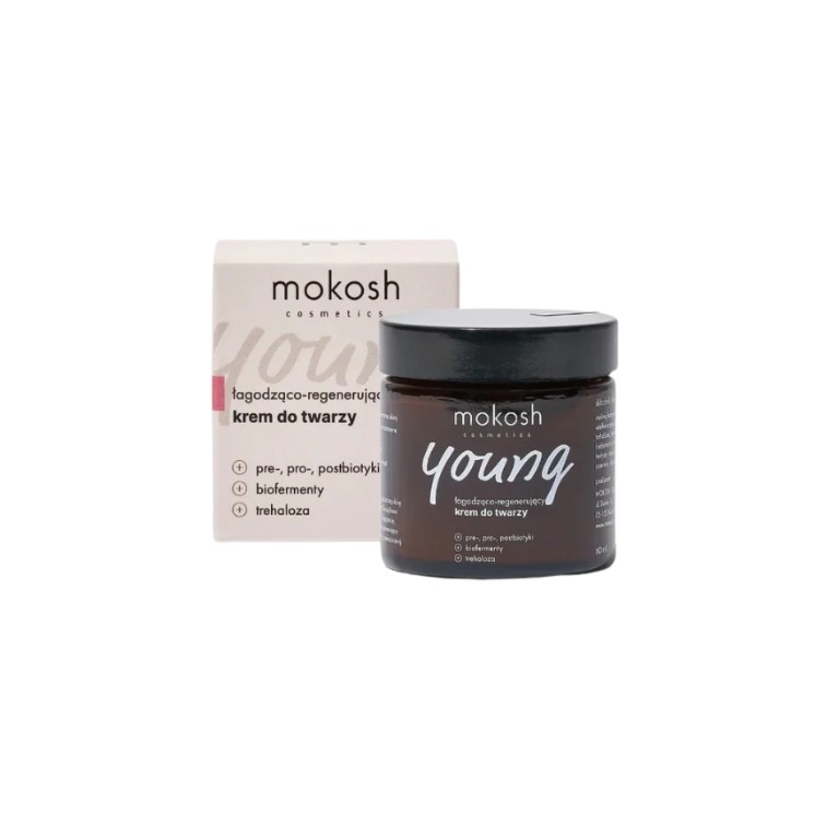 Mokosh Young Verzachtende en Regenererende Gezichtscrème 60 ml
