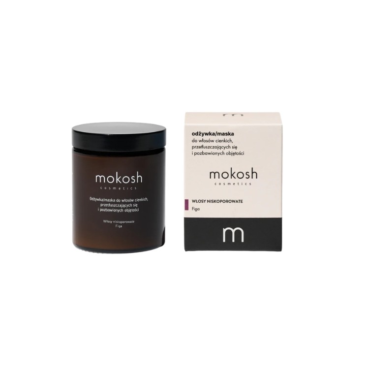 Mokosh Conditioner/Masker voor dun, volumeloos haar met een lage porositeit Figa 180 ml