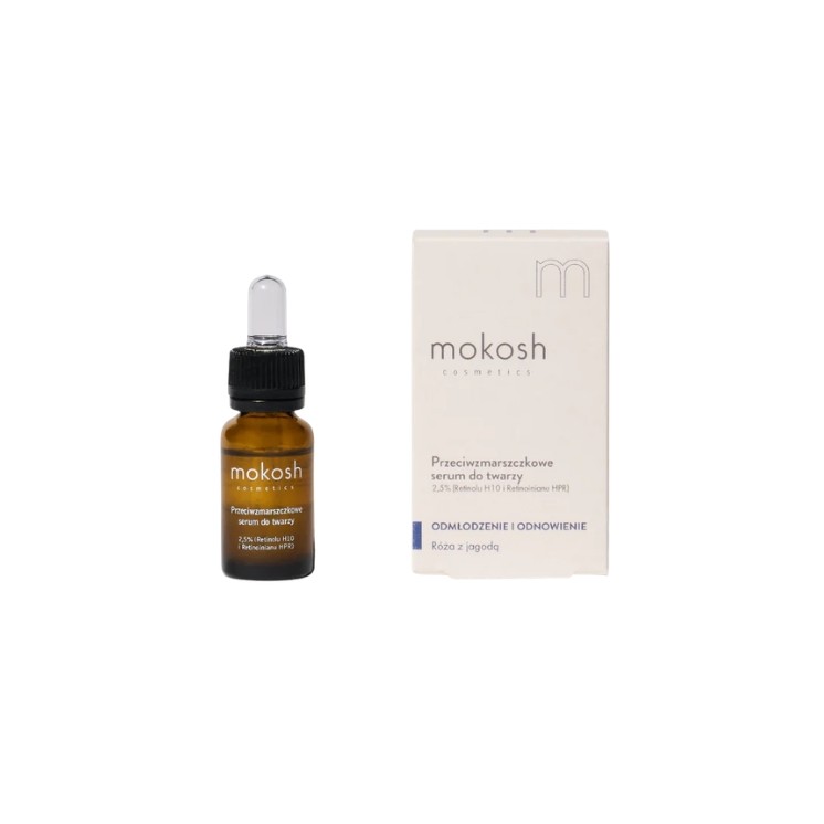 Mokosh Face Serum 5 % Retinol H10 and Retinoate Rose 10 ml
