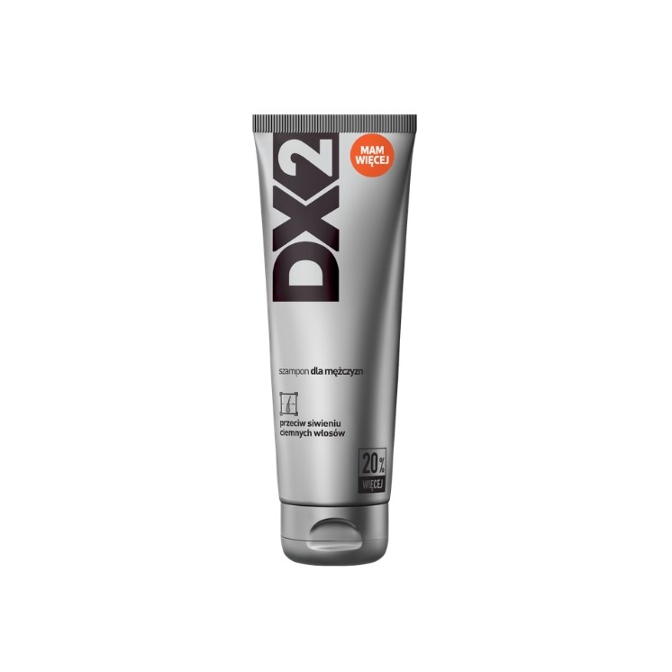 DX2 Anti-Grau-Shampoo für dunkles Männerhaar, 180 ml