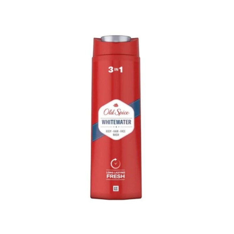 Old Spice Żel pod prysznic i Szampon do włosów 3w1 Whitewater 400 ml