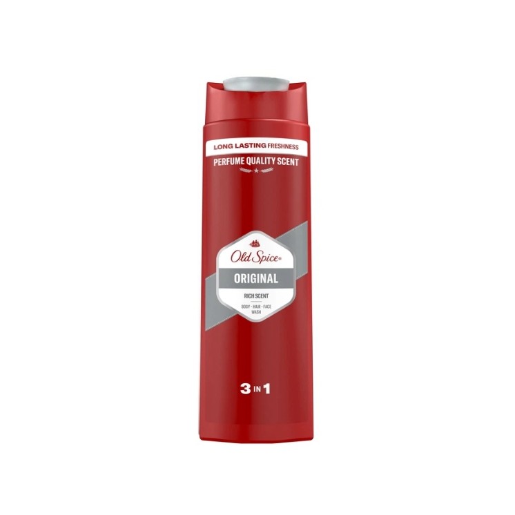 Old Spice Żel pod prysznic i Szampon do włosów 3w1 Orginal 400 ml