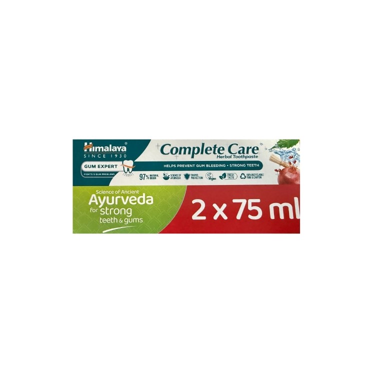 Himalaya Ayurveda Pasta do zębów na podrażnione dziąsła Complete Care 2 x 75 ml