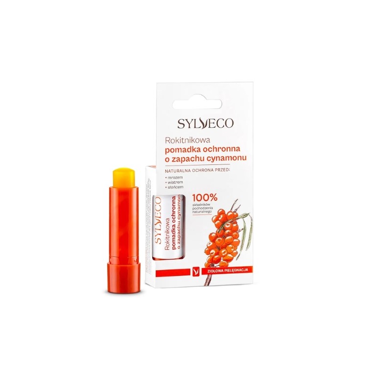 Sylveco rokitnikowa Pomadka ochronna do ust o zapachu cynamonu 4,6 g