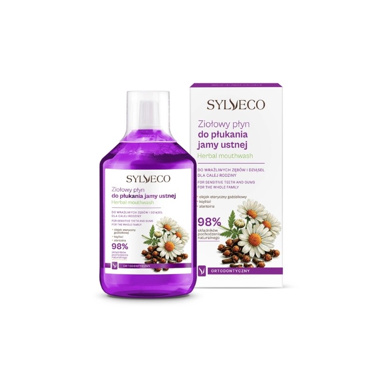 Ортодонтичний ополіскувач для рота Sylveco Herbal 500 мл
