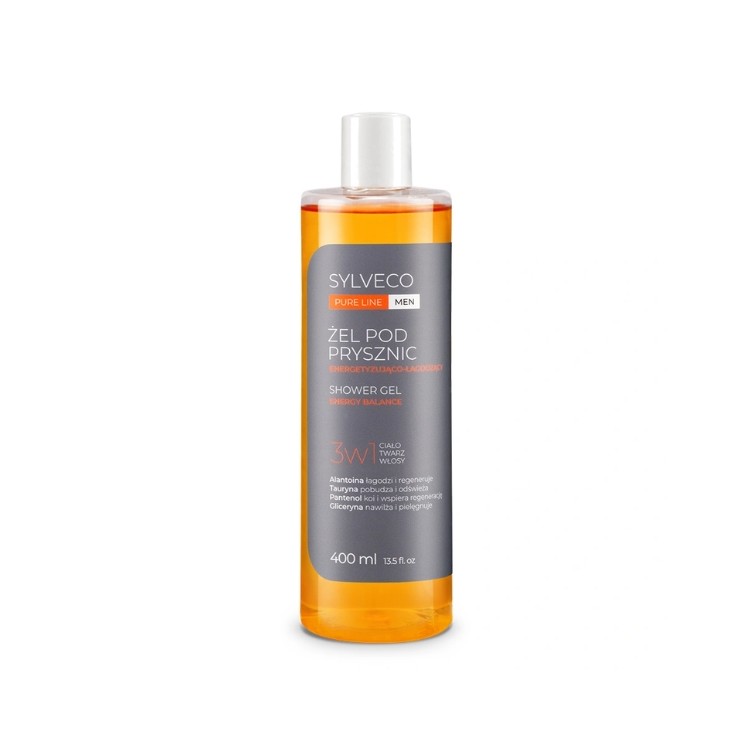 Sylveco Pure Line Men 3в1 Бадьорий та заспокійливий гель для душу 400 мл