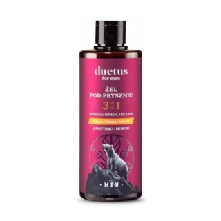 Бадьорий гель для душу Duetus for Men 3 в 1 300 мл