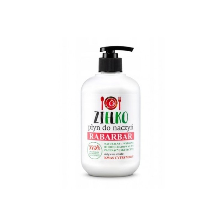 Zielko naturalny Płyn do naczyń Rabarbar 500 ml