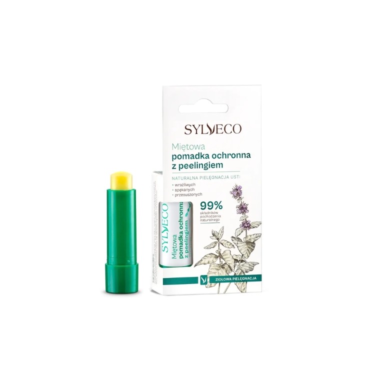 Sylveco Minz-Lippenstift mit Peeling und Betulin 4,6 g