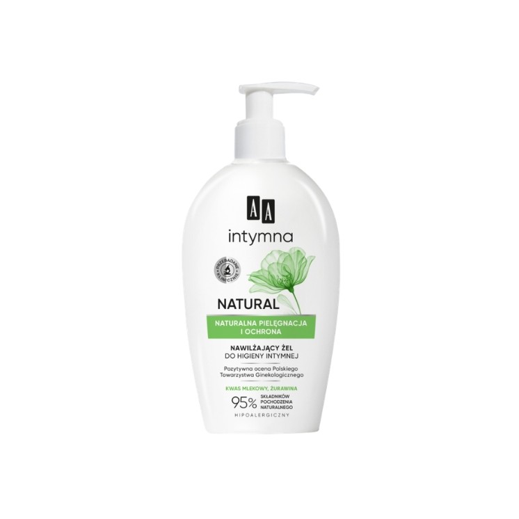 AA Intimate Protection + Care Intimate Hygiene Gel Natural 300 ml
