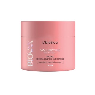 L'biotica BIOVAX Glamour Volumetry Treatment Intensiv feuchtigkeitsspendende Haarmaske 200 ml