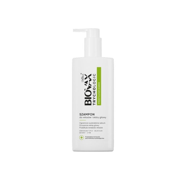 L'biotica BIOVAX Trychologic Shampoo voor Vet Haar en Hoofdhuid 200 ml