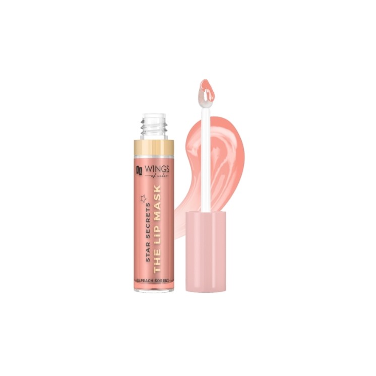 Sorbet AA Wings of Color Star Secrets Pflegende Lippenmaske /03/ Peach 5 g