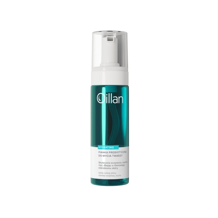 Oillan Hydrating Prebiotische Gezichtsreinigingsschuim 150 ml