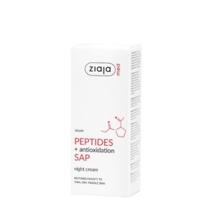 Crème de nuit visage aux peptides Ziaja Med 50 ml