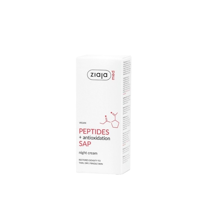Ziaja Med Peptides Nachtcreme fürs Gesicht 50 ml