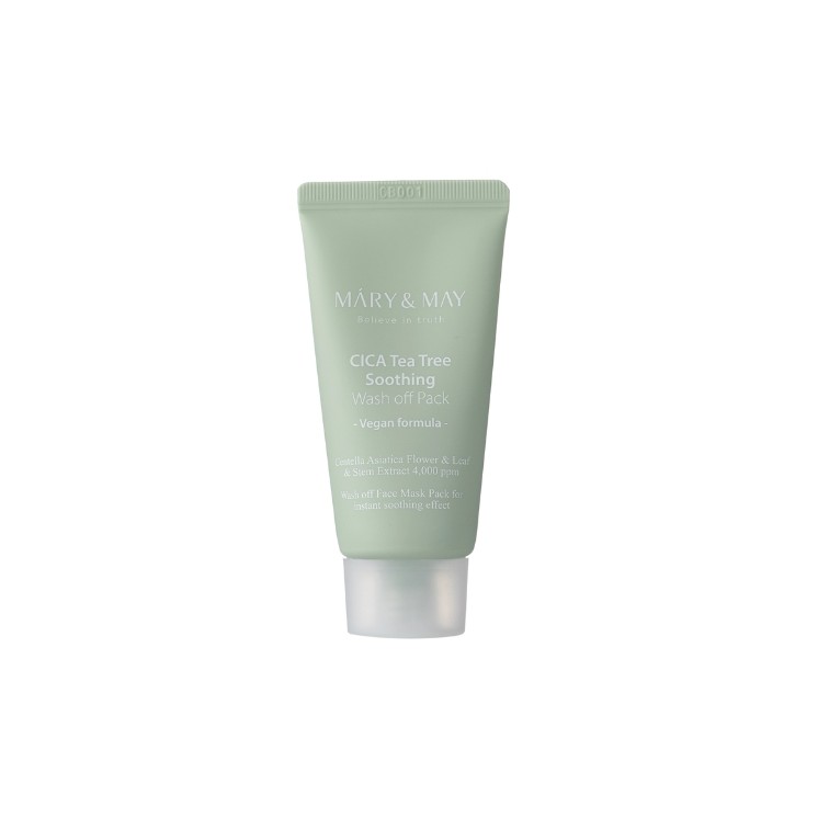 Mary&May Vegan CICA Tea Tree Soothing Wash Off Pack 30 g