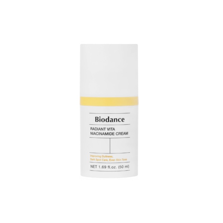Освітлювальний крем для обличчя Biodance Radiant Vita Niacinamide Cream з ніацинамідом 50 мл
