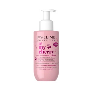 Eveline O! My Cherry Hiper крем для рук та нігтів 145 мл