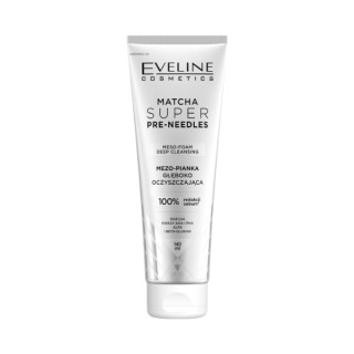 Eveline Matcha Super Pre-needles Mezo Tiefenreinigender Gesichtsschaum 140 ml