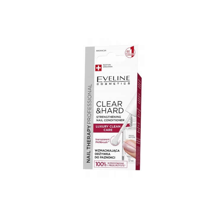 Кондиціонер для зміцнення нігтів Eveline Professional Nail Therapy Clear & Hard 12 мл