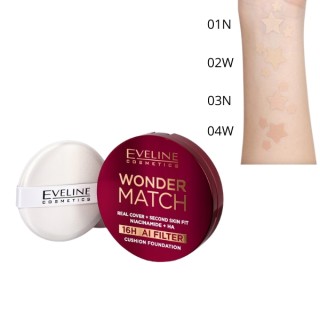 Eveline Wonder Match Covering Cushion Foundation mit Niacinamid /03N/ Nude 15 g