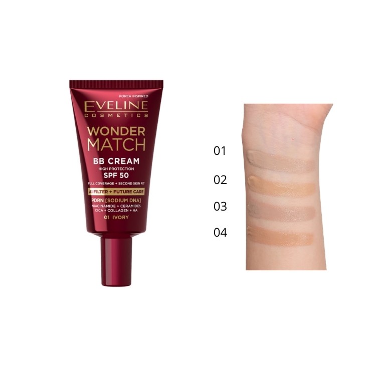 Eveline Wonder Match BB крем з SPF50 /02/ Vanilla 30 мл