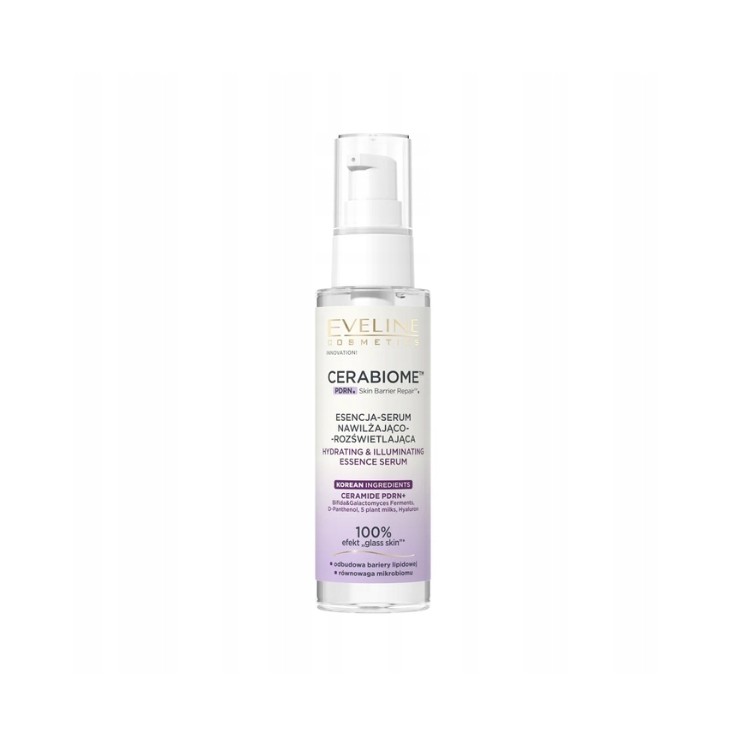 Eveline Cerabiome Feuchtigkeitsspendendes und aufhellendes Essenz-Gesichtsserum 100 ml