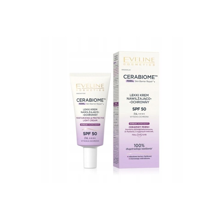 Eveline Cerabiome Light Moisturizing and Protective Cream SPF50 30 ml