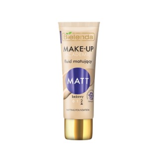 Bielenda MAKE-UP ACADEMIE Матуючий флюїд MATT - бежевий відтінок 30 г