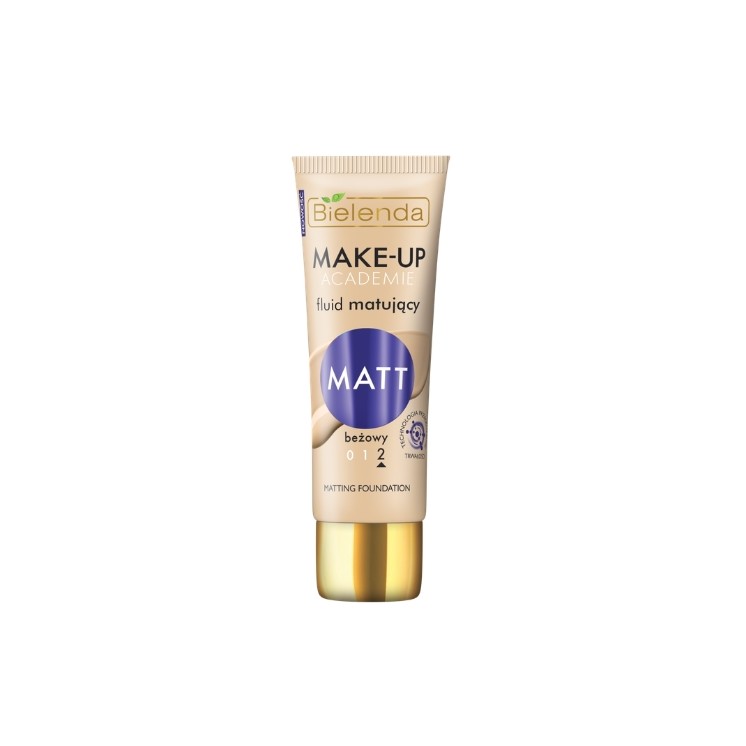 Bielenda MAKE-UP ACADEMIE Mattierendes Fluid MATT – Beige, 30 g