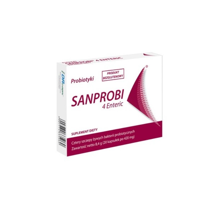 Sanprobi 4 Кишковорозчинні 20 капсул