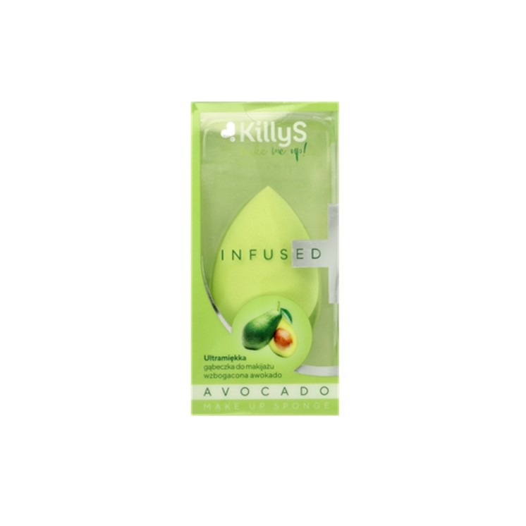 Killys Make Me Up! Infused Avocado Makeup Sponge 1 pc