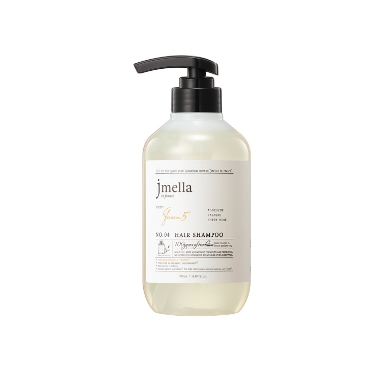 Jmella in France Queen 5 geparfumeerde, versterkende shampoo voor fijn en futloos haar 500 ml