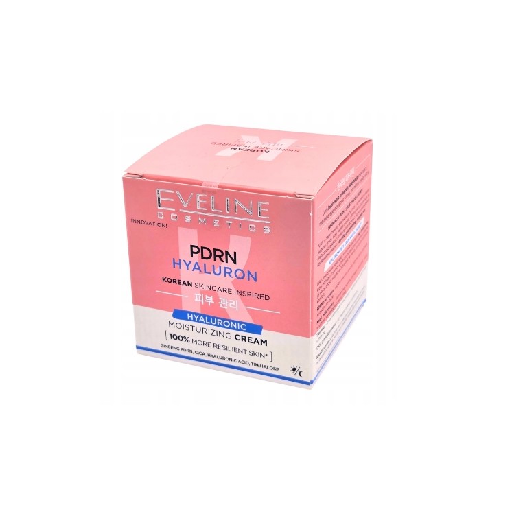 Eveline PDRN & Hyaluron Feuchtigkeitsspendende Gesichtscreme mit Hyaluronsäure 50 ml