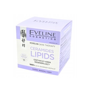 Відновлювальний живильний крем Eveline Korean Therapy з керамідами та ліпідами 50 мл