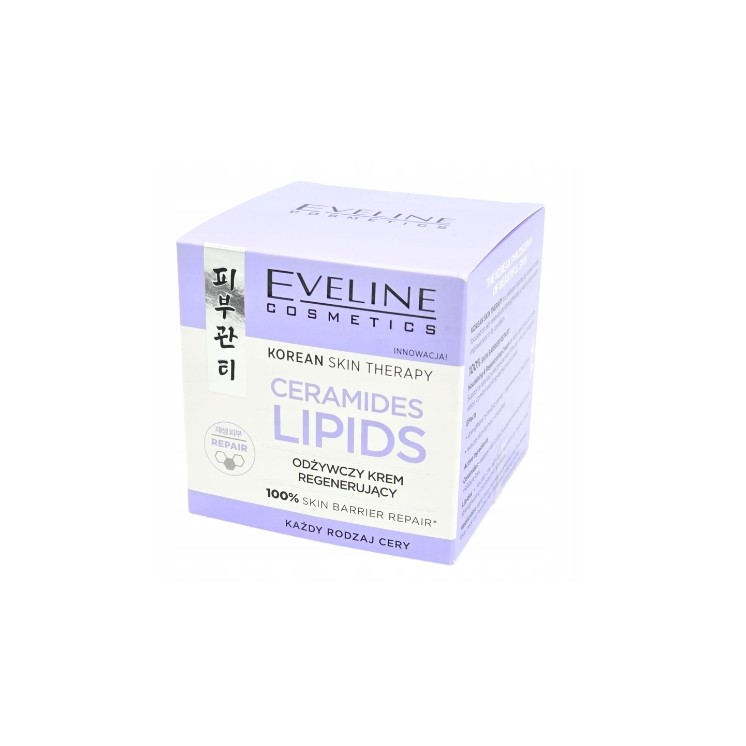 Eveline Korean Therapy Regenerierende und nährende Creme mit Ceramiden und Lipiden 50 ml