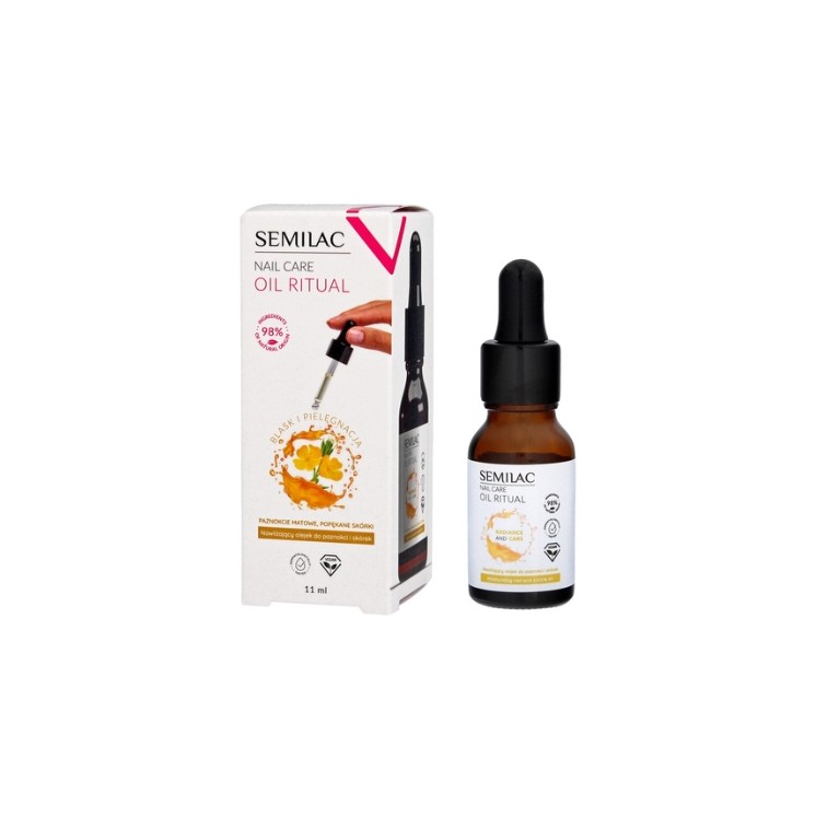 Semilac Nail Care Oil Ritual nawilżający Olejek do paznokci 11 ml