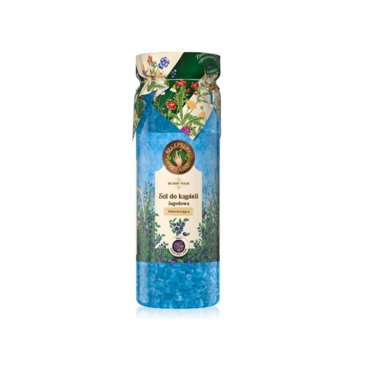 Receptury Zielarki Blueberry Bath Salt 700 g