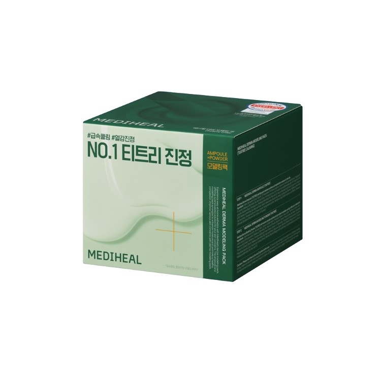 Набір для догляду за обличчям Mediheal Derma Modeling Tea Tree Soothing: ампула для обличчя + маска-відлущувач