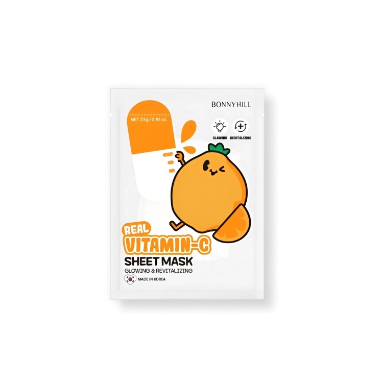 BonnyHill Real Vitamin C Brightening Face Sheet Mask 1 pc.