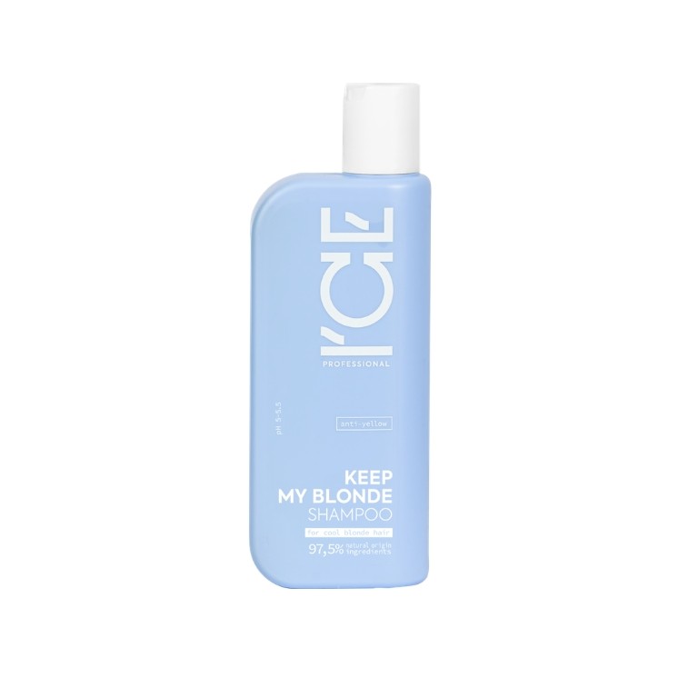 Ice Professional Keep My Blonde Shampoo für coloriertes, getöntes oder aufgehelltes Haar, 250 ml