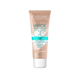 Cream CC Eveline Magical Multifunkcyjny podkład /52/ Medium Beige 30 ml