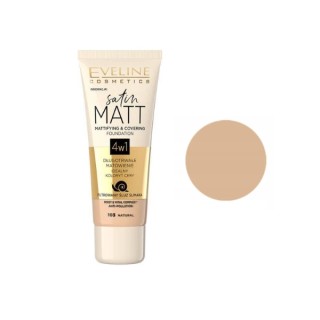 Eveline Satin Matt Podkład matujący /103/ Natural 30 ml