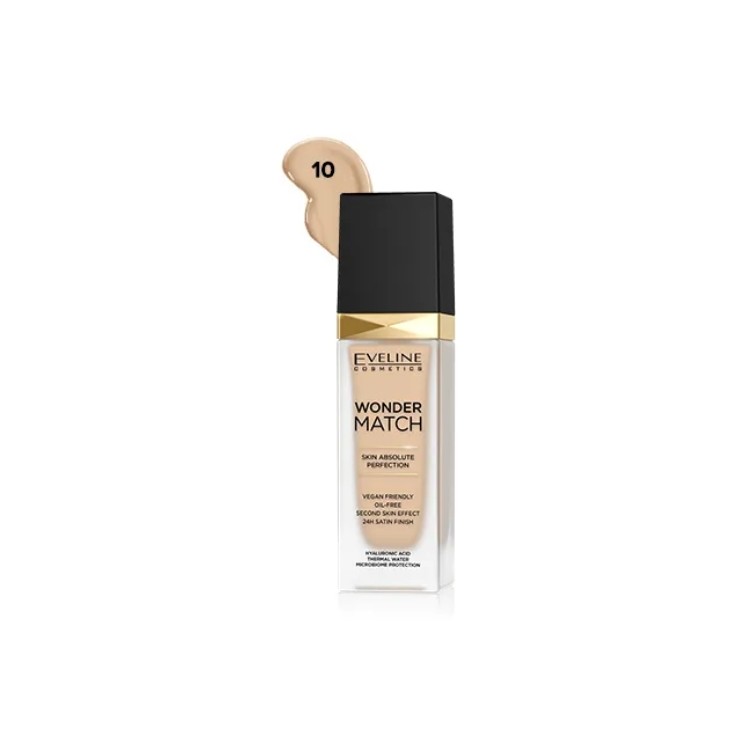 Fond de teint si Eveline Wonder Match /10/ Vanilla Light 30 ml