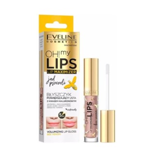 Eveline OH! MY LIPS Plumping Lip Gloss met hyaluronzuur en bijengif 4,5 5 ml