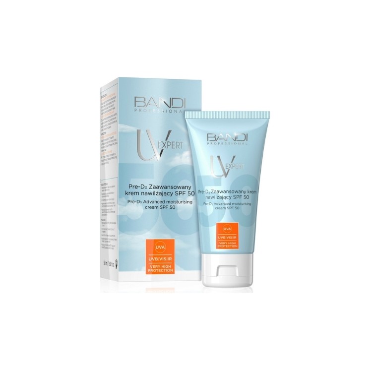 Crème hydratante avancée Bandi UV Expert Pre-D3 SPF50 50 ml