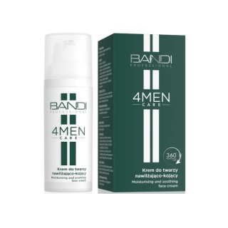 Crème visage hydratante et apaisante Bandi 4Men Care pour hommes 50 ml