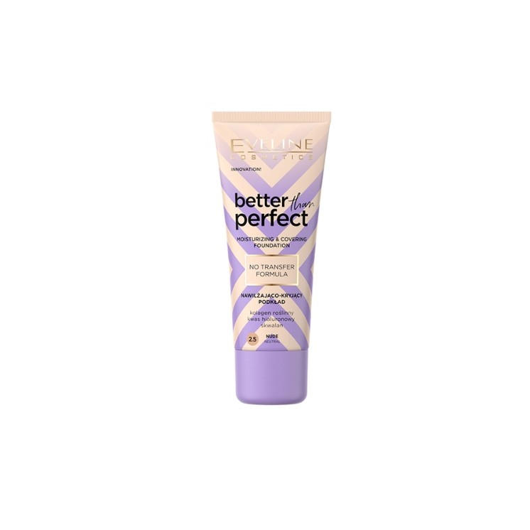 Зволожувальний та покривний тональний крем Eveline Better than Perfect 5 / Nude 30 мл